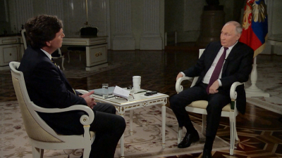 Интервью Владимира Путина Такеру Карлсону набрало более 100 млн просмотров