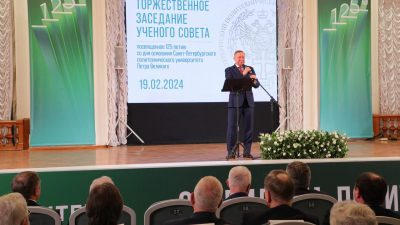 Александр Беглов принял участие в торжественном заседании ученого совета Политехнического университета