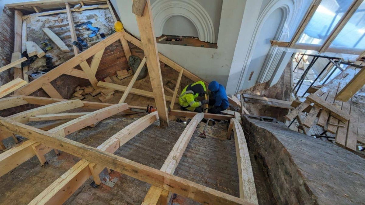 Реставрация Павловского собора в Гатчине вышла на финальный этап - tvspb.ru