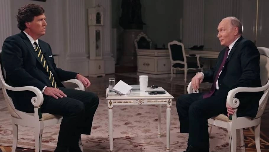 Твердость без иллюзий: Физиогномист объяснила мимику Путина во время интервью Такеру Карлсону - tvspb.ru