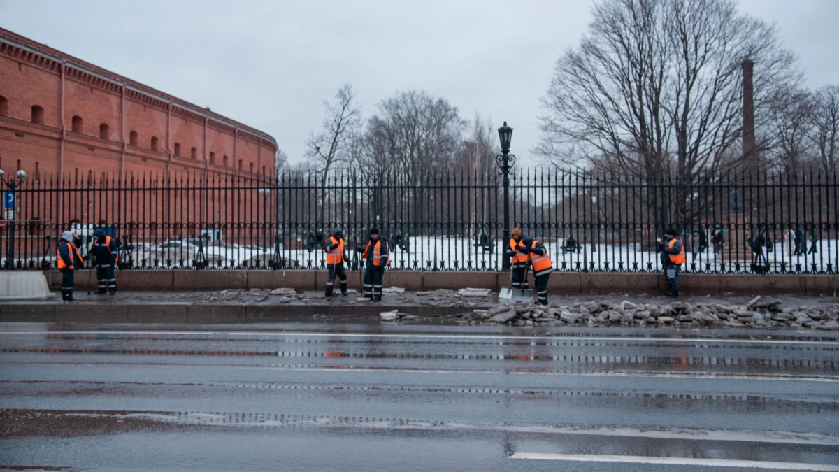 В Петербурге контролировать уборку улиц теперь будут и онлайн - tvspb.ru