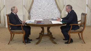 Встреча Владимира Путина и Александра Беглова