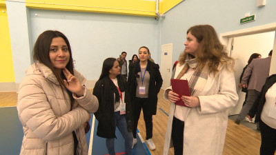 Делегация из Ливана, Венесуэлы, Гондураса и Сальвадора посетила избирательный участок в Петербурге
