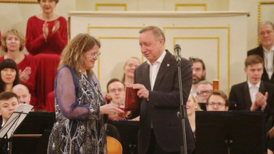 Ольгу Хомову наградили знаком отличия «За заслуги перед Санкт-Петербургом»