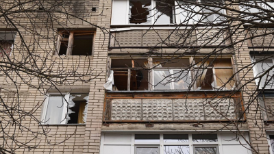 В Белгороде беспилотник врезался в жилую многоэтажку