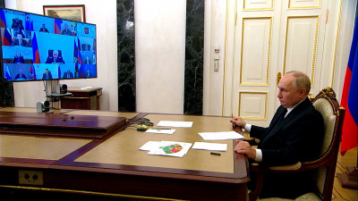 Владимир Путин провел совещание о мерах после теракта в Подмосковье
