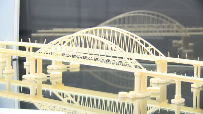 В Музее мостов показали интерактивный макет Крымского полуострова
