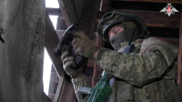 Российские военные уничтожили «Бабу-ягу» ВСУ метким сбросом с дрона