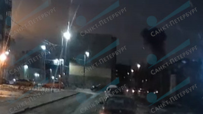 Момент взрыва на Пискаревском проспекте попал на видео