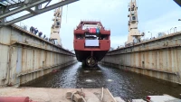 В Петербурге спустили на воду траулер «Капитан Абакумов»: в городе строится еще почти 60 кораблей