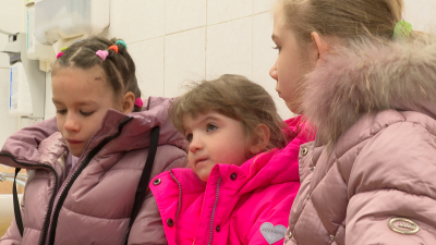 В Петербург на лечение прибыли дети-сироты из Луганска