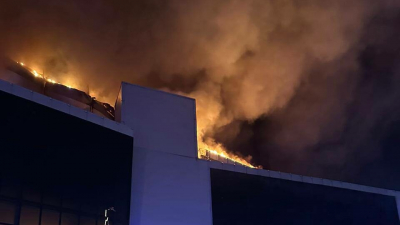 Площадь пожара в Crocus City Hall достигла 3 тысяч метров: на тушение отправили 2 вертолета