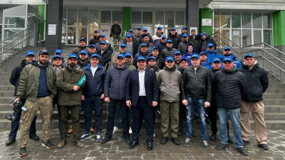 Команда Петербурга проголосовала на выборах президента в Мариуполе