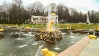 Пуск фонтанов Большого каскада и «Самсона» в Петергофе состоится 27 апреля