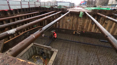 На Московско-Дунайской развязке начали строить 2 подземных перехода