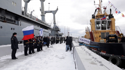Буксир «Ижорец» пополнил состав Ленинградской военно-морской базы