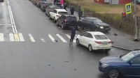 19-летний водитель «Лады» попал в больницу после ДТП в центре Петербурга
