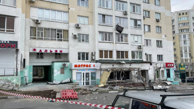 Вячеслав Гладков: в результате воздушной атаки в детской поликлинике Белгорода были выбиты окна