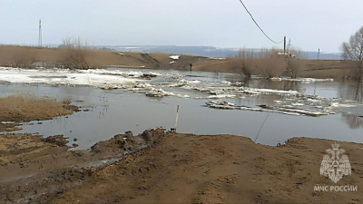 Деревня в Нижегородской области оказалась отрезана от «большой земли» из-за половодья