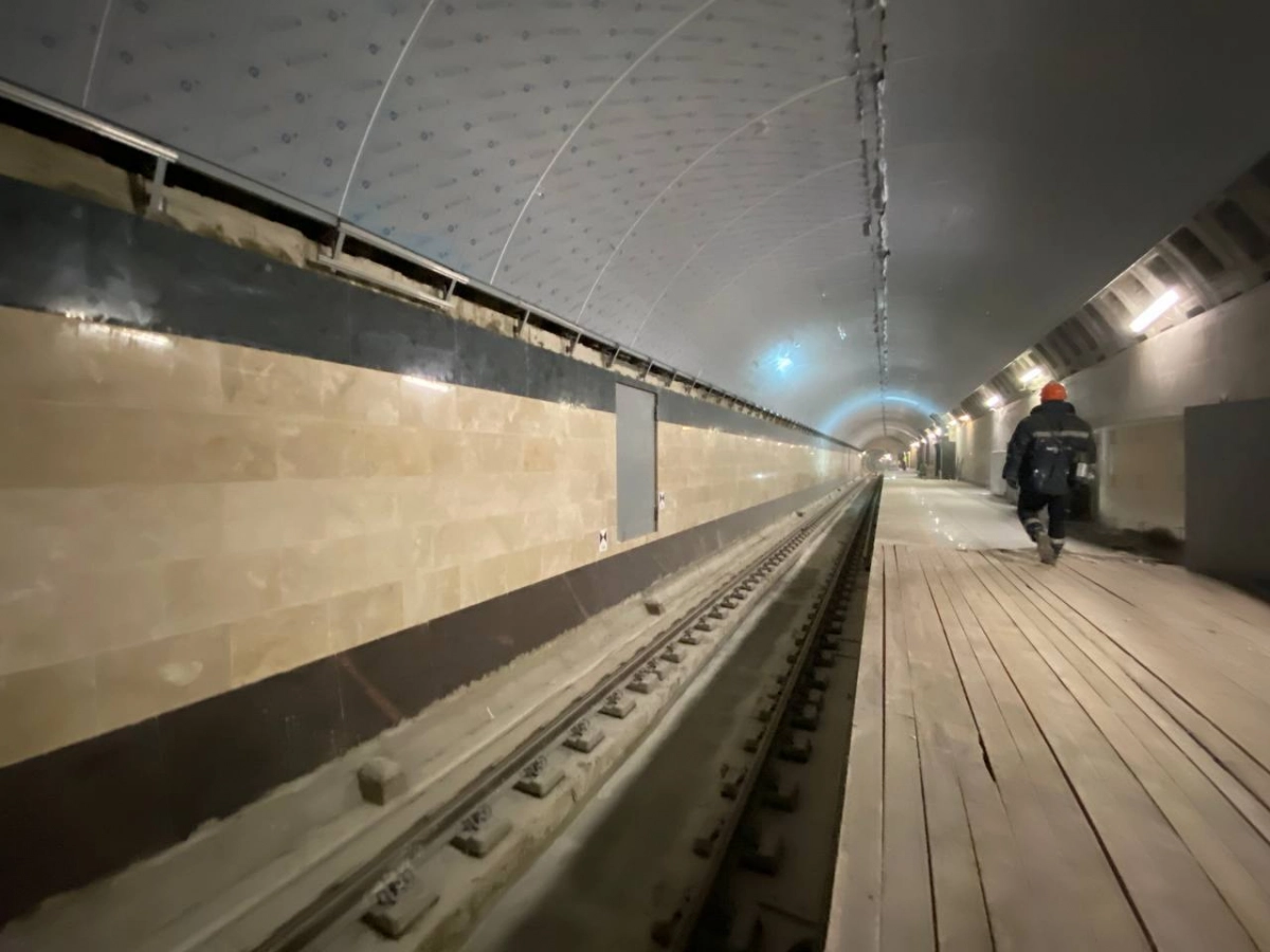 Петербуржцам показали, как строят станцию метро «Горный институт» - tvspb.ru