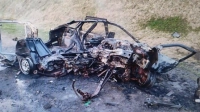 Водитель сжег «Приору» и погиб на трассе «Сортавала»