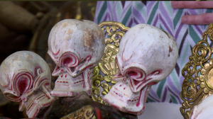 Защитники учения: в Музее истории религии реставрируют буддийские ритуальные маски