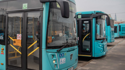 Пробки в центре Петербурга задержали в пути автобусы