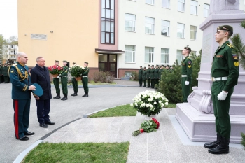 В Военной академии связи открыли и освятили памятник Сергию Радонежскому