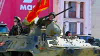 В Одессе по кабельному телевидению транслировали парад Победы в Москве
