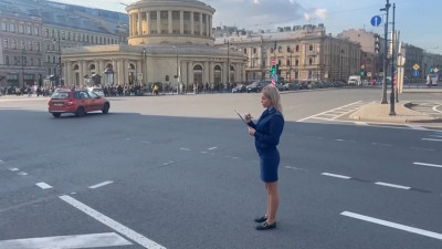 Прокуратура отреагировала на отсутствие дорожной разметки в центре Петербурга