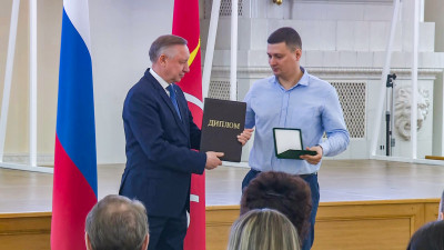 В Смольном сегодня чествовали ученых