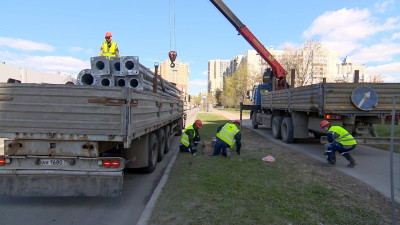 В Московском районе установят 150 новых фонарей
