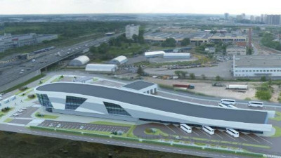 Госстройнадзор показал фотографии будущего автовокзала «Купчино»