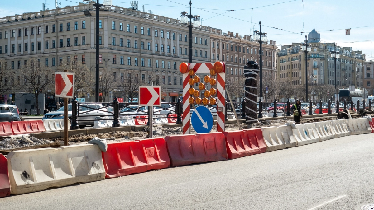 В 6 районах Петербурга из-за ремонта ограничат движение - tvspb.ru