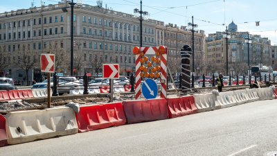 В 6 районах Петербурга из-за ремонта ограничат движение