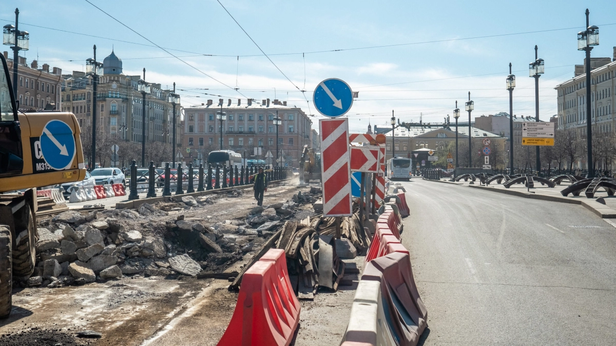 В 6 районах Петербурге из-за ремонта ограничат движение - tvspb.ru