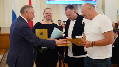 В Смольном чествовали лауреатов премии правительства города в области культуры и искусства