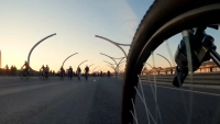 В Петербурге прошла самая массовая велодискотека в России 