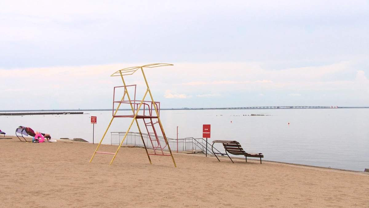 На фоне похолодания и дождей в Петербурге появился пляж, пригодный для купания - tvspb.ru