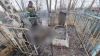 В Забайкалье мужчина сгорел во время уборки могилы