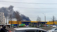 В Кировском районе начался пожар в промышленной зоне