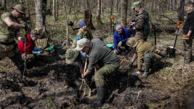 Экспедиция «Вахты Памяти» нашла тела 12 красноармейцев