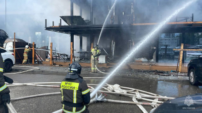 В Минводах локализовали крупный пожар: огонь охватил 150 «квадратов» рядом с аэропортом