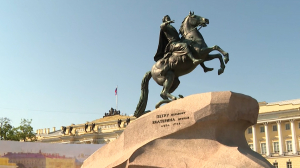 Торжества у Медного всадника