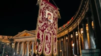 В Казанском соборе Петербурга закончилось Пасхальное богослужение