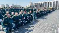 Генерал-полковник Алексей Воробьёв поздравил с присвоением первых офицерских погон выпускников военного института Росгвардии Петербурга