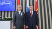 Александр Беглов провел рабочую встречу с первым зампредседателя кабмина Киргизии Адылбеком Касымалиевым