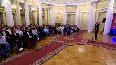 Выпускников коррекционных школ Петербурга чествовали в Мариинском дворце