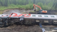 Спасатели обнаружили тело третьего погибшего при сходе поезда в Коми