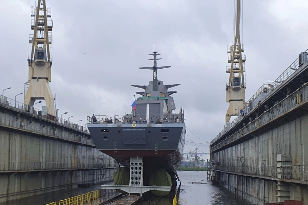 Корвет «Проворный» спущен на воду на Северной верфи в Санкт-Петербурге - tvspb.ru